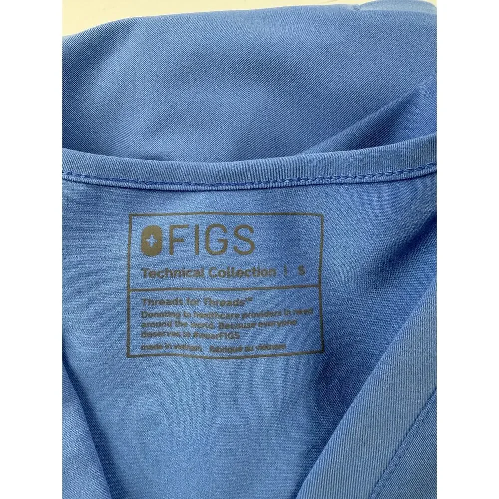 FIGS Regular Blue Scrubs Set - Size Small - Excellent Condition - Picture 6 of 10